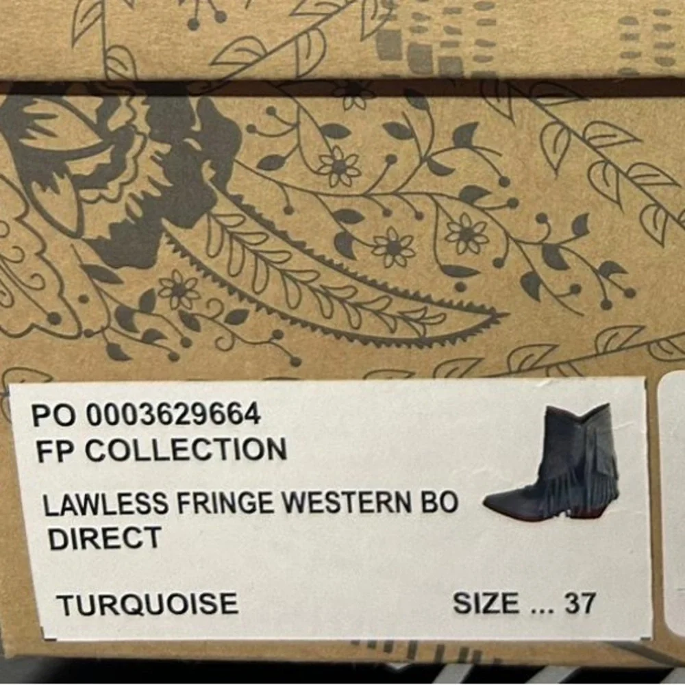 - Free people new boots “lawless” fringe boots suede 7 - Picture 8 of 8